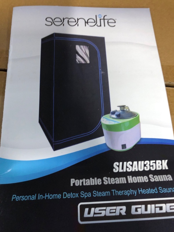 Photo 6 of (PARTS) SereneLife SLISAU35BK Full Size Portable Steam Sauna 