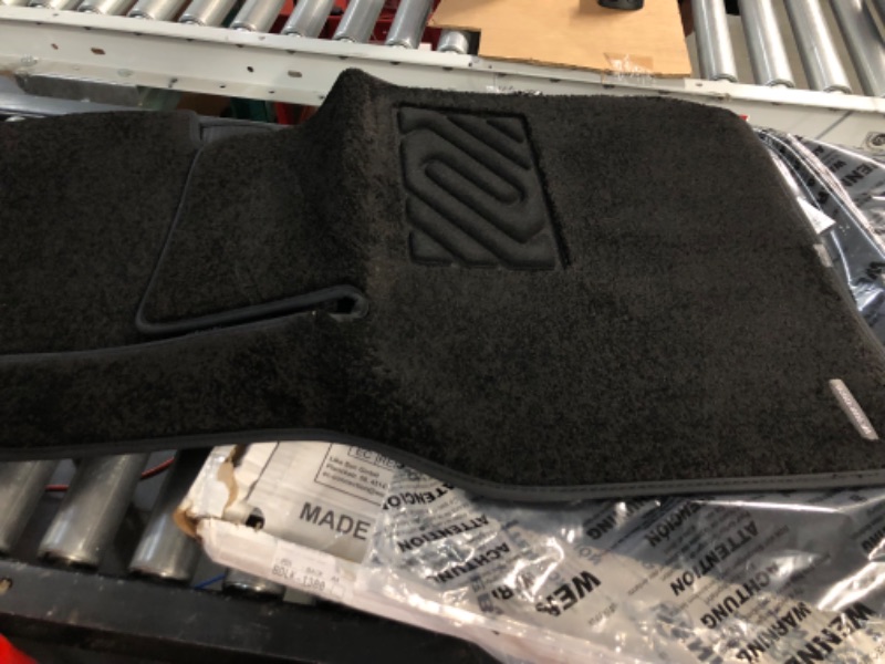 Photo 3 of Carpet Floor Mats for Tesla Model Y 2020-2023 Black