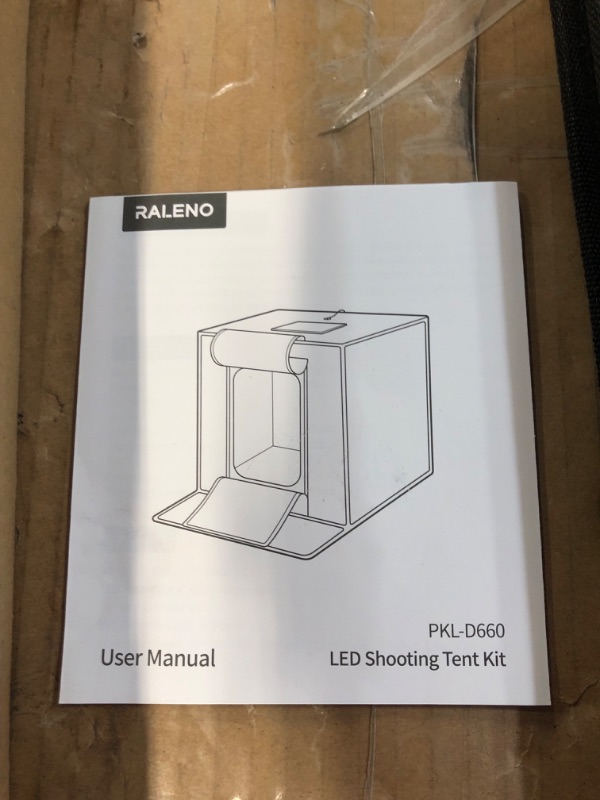 Photo 4 of RALENO Photo Studio Light Box,24"x23"x23" 60W Portable 