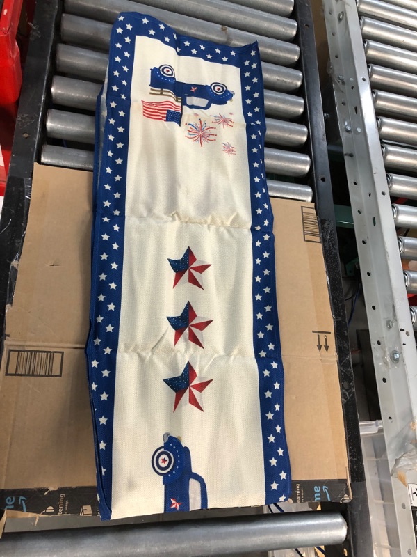 Photo 2 of [Brand New] Patriotic Table Runner 70 Inches 4th of July Runner for Tables Truck American Flag
