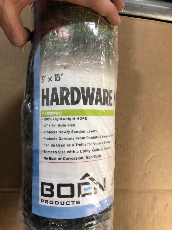 Photo 5 of [Brand New] BODEN 3' x 15' Haredware Net -  Black 