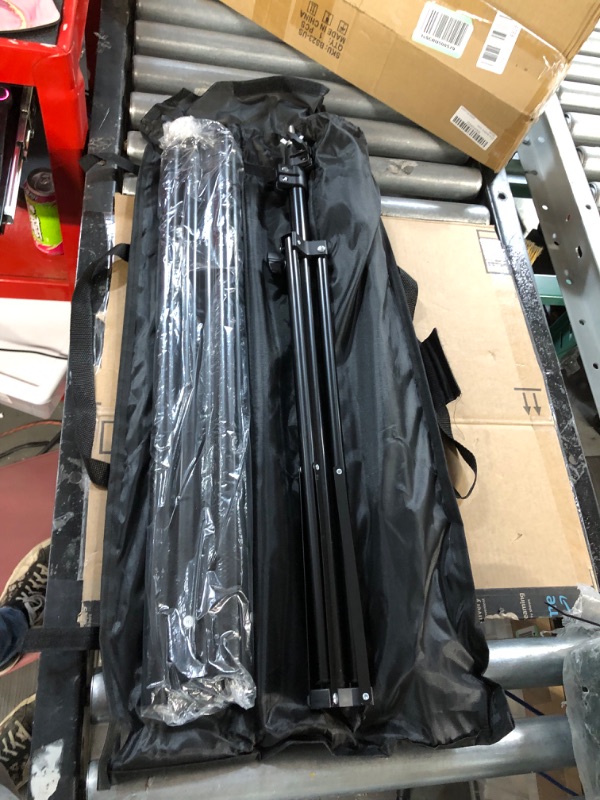 Photo 1 of [Missing Parts] Backdrop Stand 6.5x10ft, ZBWW Photo Video Studio Adjustable Backdrop Stand for Parties