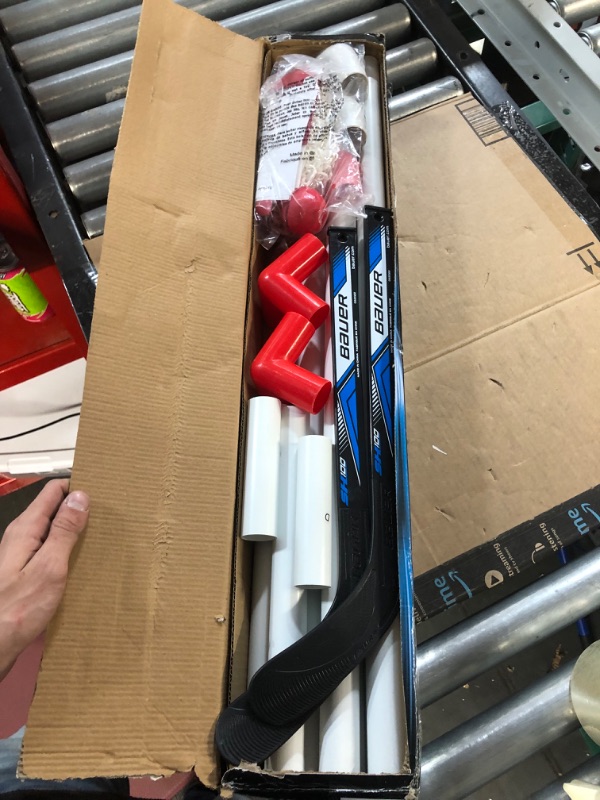 Photo 1 of [Brand New] Bauer Knee Hockey Tor Set - 30.5' x 23' Red