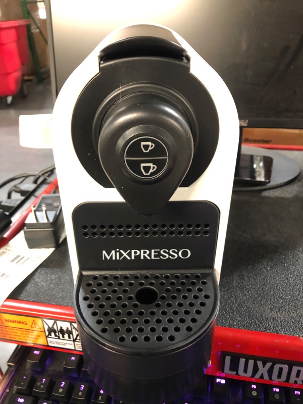 Photo 2 of [Working] Mixpresso Espresso Machine for Nespresso Compatible Capsule, Single Serve Coffee Maker - 27oz 1400W (White)
