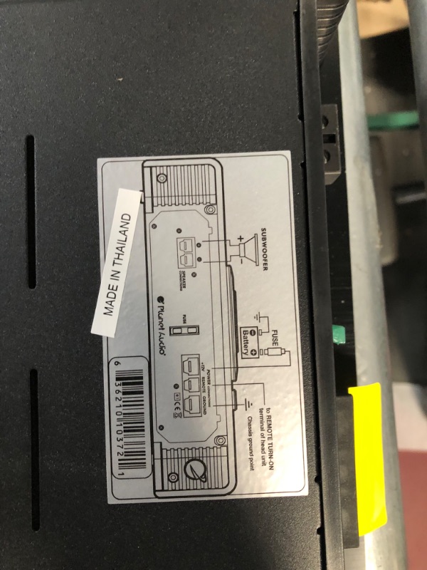 Photo 6 of [See Notes] Planet Audio AC1500.1M Monoblock Car Amplifier - 1500 Watts Max Power, 2/4 Ohm Stable, Class A/B