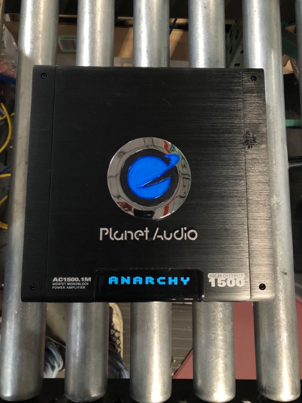 Photo 1 of [See Notes] Planet Audio AC1500.1M Monoblock Car Amplifier - 1500 Watts Max Power, 2/4 Ohm Stable, Class A/B