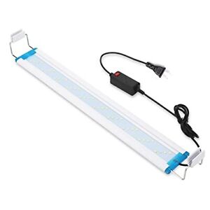 Photo 1 of [New] JackSuper 7500K Aquarium LED Light, 3 Modes Adjustable Brightness 180° Adjustable Light Shell for Reef Fish Tank 