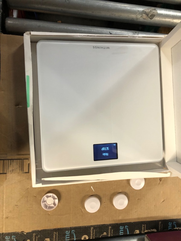 Photo 3 of [New] Withings Body Cardio – Premium Wi-Fi Body Composition Smart Scale, Tracks Health - App Sync via Bluetooth or Wi-Fi
