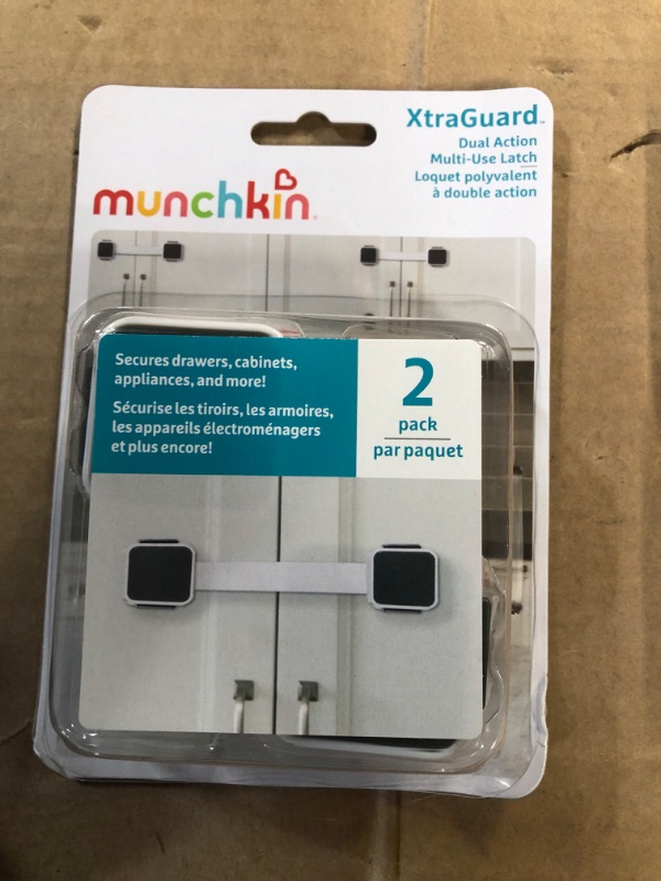 Photo 2 of [Brand New] Munchkin® Xtraguard Dual Action Multi Use Latches, 2 Count
