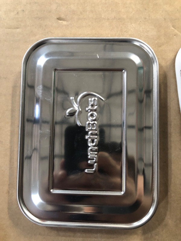 Photo 3 of [New] LunchBots Small Protein Packer Bento Box - Extra Small Divided Stainless Steel Snack Container - 4 Sections for 1-2oz 
