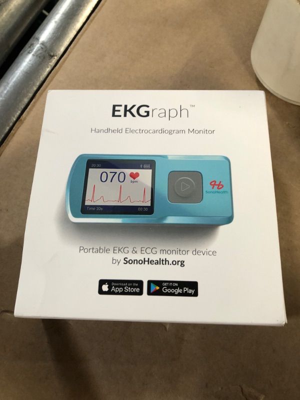 Photo 4 of Sonohealth EKGraph portable blue