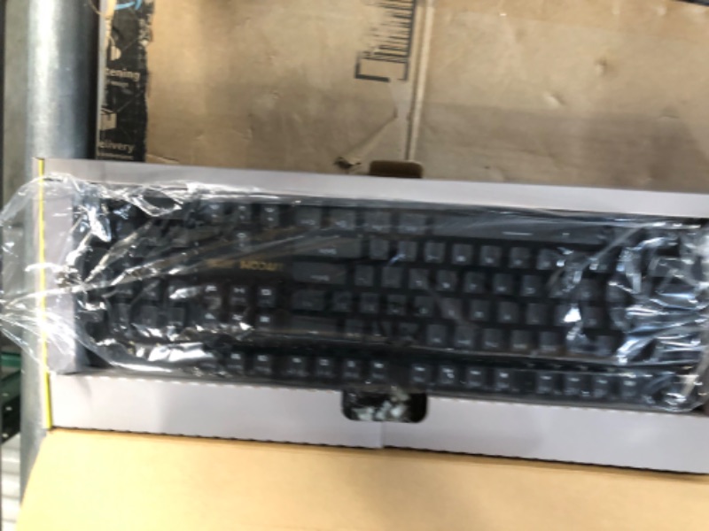 Photo 1 of PC Gaming Keyboards RGB Backlit Mechanical Keyboard ABS keycap Programmable Macro Detachable USB-C Wired Keyboard for Windows PC (104 Keys Brown Switch)