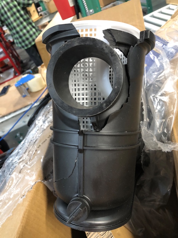 Photo 4 of **PARTS ONLY - SEVERE DAMAGE** Acquaer 1.5 HP Pool Pump, 6950 GPH Above Ground Inground Swimming Pool Pump, 115V High Flow 