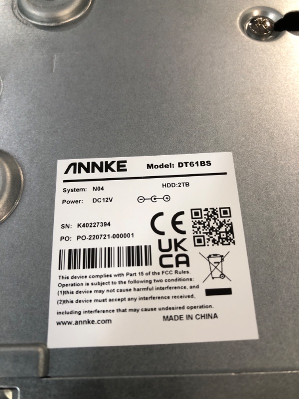Photo 1 of **USED BUT APPEARS NEW**  ANNKE 16CH 1080P Lite - 16 Channel Surveillance DVR Recorder with 2 TB Hard Drive