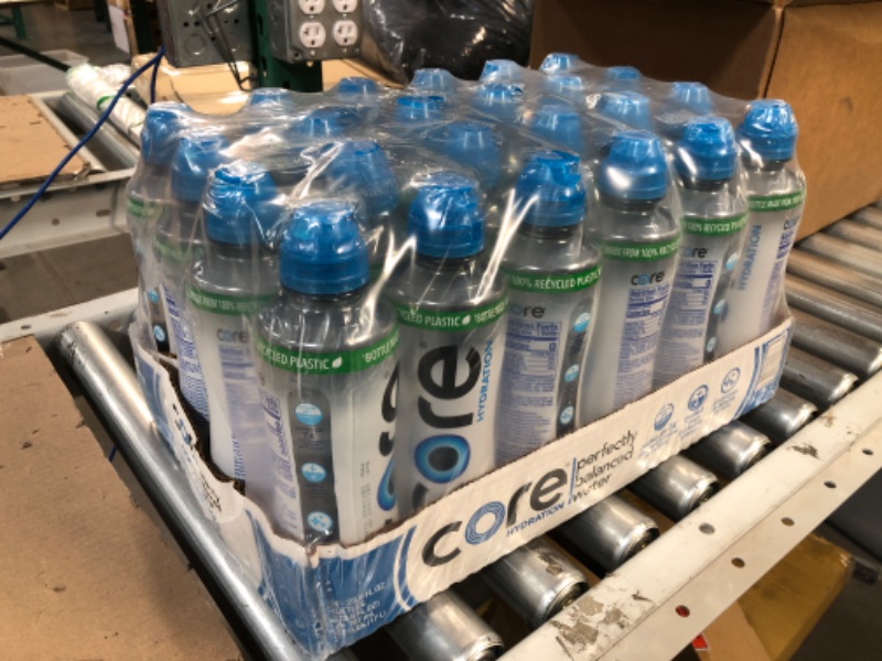 Photo 2 of **SEE NOTES** CORE Hydration, 23.9 Fl Oz (Pack of 24), Nutrient Enhanced Water, Perfect 7.4 Natural pH, Ultra-Purified With Electrolytes and Minerals, Sports Cap For Convenience