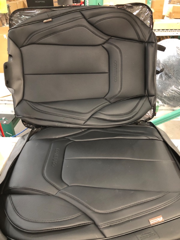 Photo 1 of **SEE NOTES** Coverado Car Seat Covers Full Set, Waterproof Nappa Leather Auto Seat Protectors, Universal Fit for Most Sedans SUV Pick-up Truck