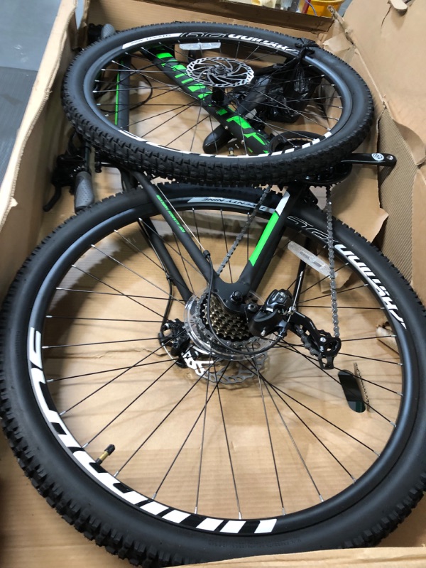 Photo 7 of **USED BUT APPEARS NEW**  Schwinn High Timber Mountain Bike, Black/Green 29-Inch Wheels Aluminum Frame and Disc Brakes