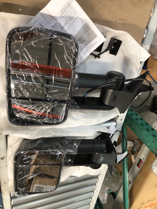 Photo 2 of **USED BUT APPEARS NEW**  AERDM New Towing Mirrors Set Telescoping Side Tow Mirrors [Chevy GMC C1500 C2500 C3500 K1500 K2500 K3500 1988-1998]