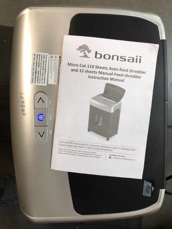 Photo 3 of Bonsaii C233-B 110-Sheet Autofeed Shredder