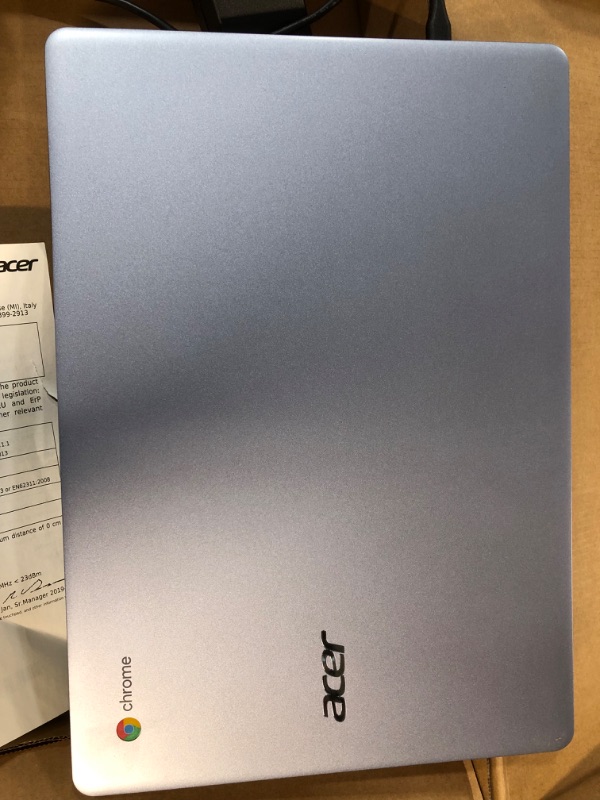 Photo 1 of **NO OPERATING SYSTEM, SEE PHOTOS**  Acer Chromebook 14" Chromebook - Full HD - 1920 X 1080 - Intel Celeron N4020 Dual-core (2 Core) 1.10 Ghz