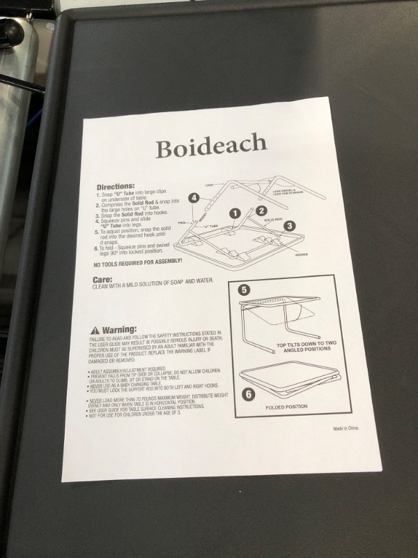 Photo 5 of **SEE NOTES** Boidheach TV Try Stand is an Adjustable Angle Sofa Stand Coffee Table 