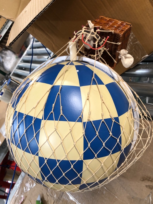 Photo 2 of **USED BUT APPEARS NEW**  Authentic Models, Floating The Skies Air Balloon, Hanging Home Decor - 22 Inch Height