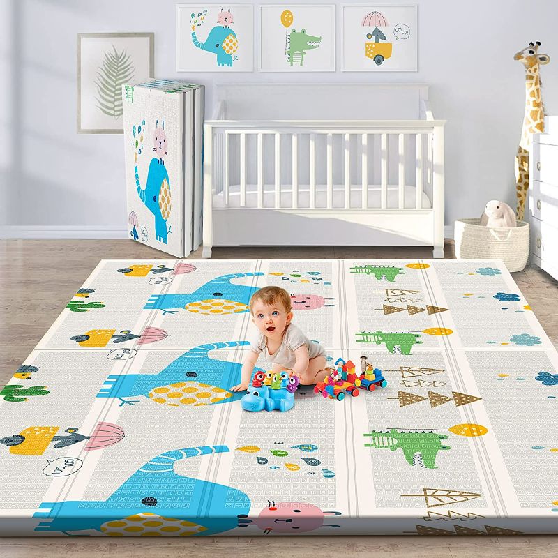 Photo 1 of Gimars XL BPA Free 0.6 inch Thicker Reversible Foldable Baby Play Mat