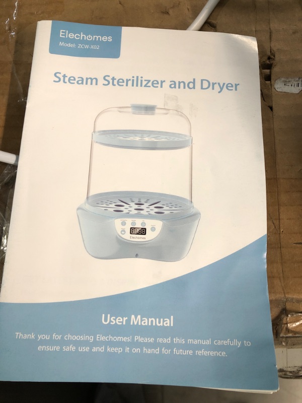 Photo 1 of *SEE NOTES* Baby Bottle Warmer and Dryer, Elechomes Electric Steam Warmer, Up to 10 Bottles