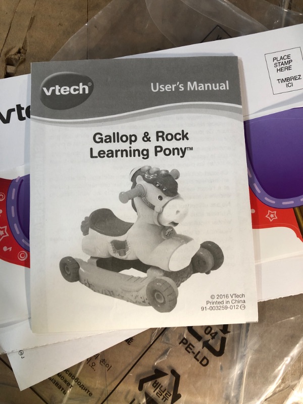 Photo 3 of *SEE NOTES* VTech Gallop and Rock Learning Pony