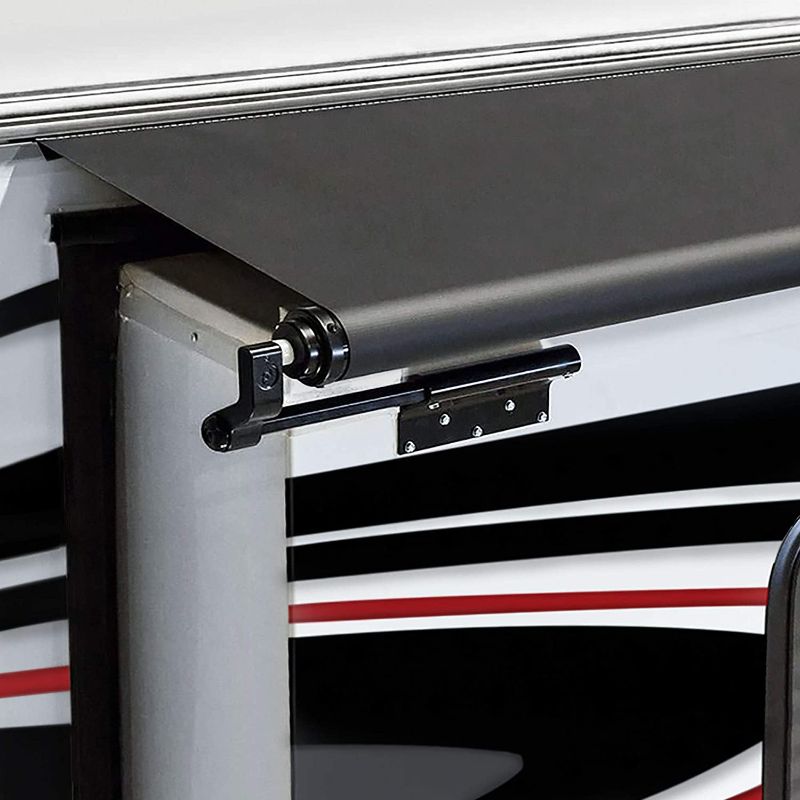 Photo 1 of RecPro RV Slide Out Awning | RV Slide Topper | Slideout Awning | Fabric Only | 46" x 200" | Black
