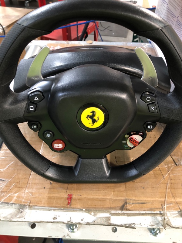 Photo 3 of (PARTS ONLY)Thrustmaster T80 Ferrari 488 GTB Edition Racing Wheel PS4