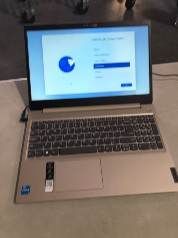 Photo 3 of ***REFURBISHED/MISSING POWER CABLE*** 2022 Newest Lenovo Ideapad 3 Laptop, 15.6" HD Touchscreen, 11th Gen Intel Core i3-1115G4 Processor, 8GB DDR4 RAM, 256GB PCIe NVMe SSD, HDMI, Webcam, Wi-Fi 5, Bluetooth, Windows 11 Home, Almond