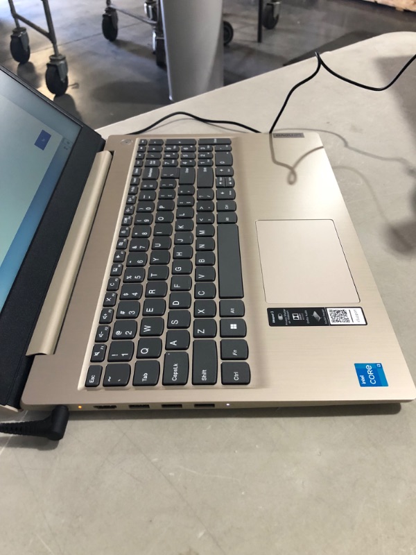 Photo 2 of ***REFURBISHED/MISSING POWER CABLE*** 2022 Newest Lenovo Ideapad 3 Laptop, 15.6" HD Touchscreen, 11th Gen Intel Core i3-1115G4 Processor, 8GB DDR4 RAM, 256GB PCIe NVMe SSD, HDMI, Webcam, Wi-Fi 5, Bluetooth, Windows 11 Home, Almond