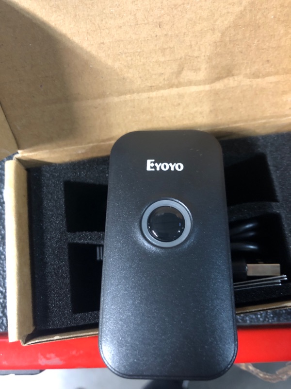 Photo 3 of Eyoyo Mini 1D Bluetooth Barcode Scanner Wireless ***turns on*** **looks brand new**