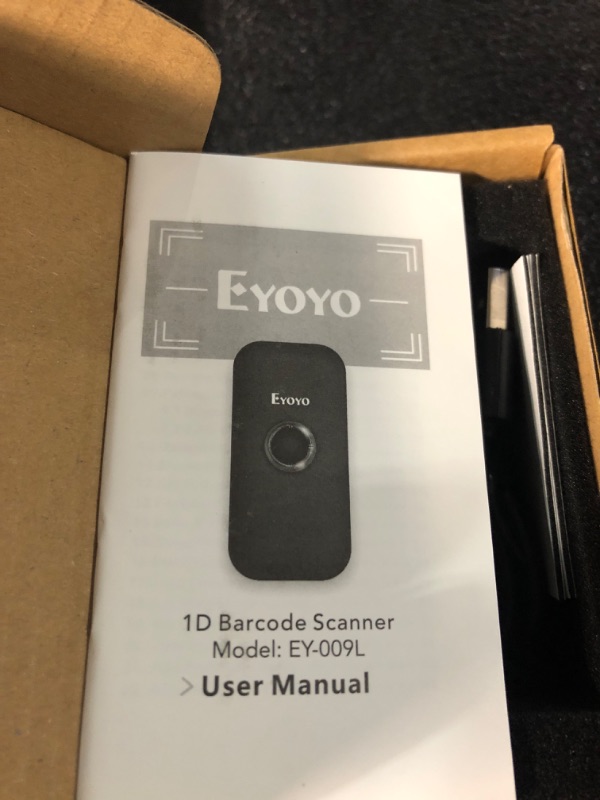 Photo 6 of Eyoyo Mini 1D Bluetooth Barcode Scanner Wireless ***turns on*** **looks brand new**