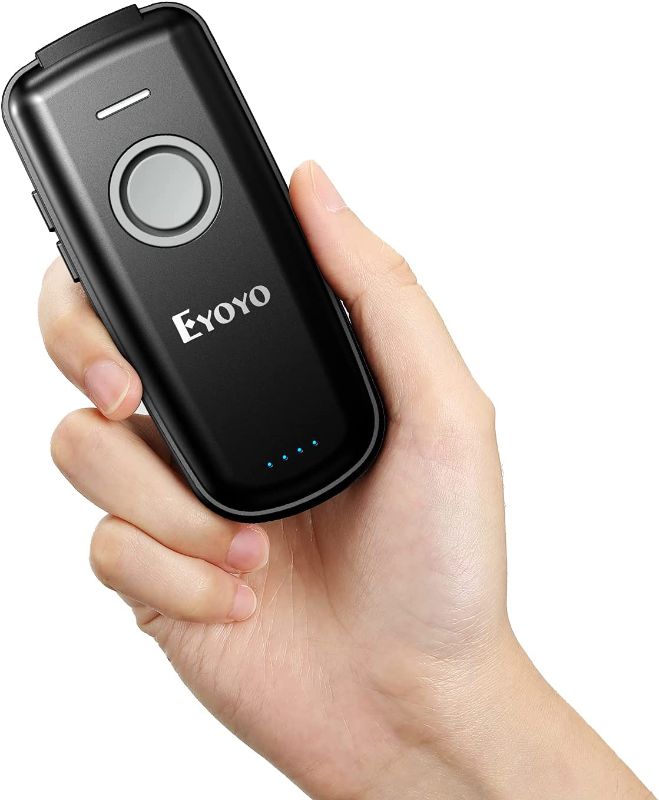 Photo 1 of Eyoyo Mini 1D Bluetooth Barcode Scanner Wireless ***turns on*** **looks brand new**