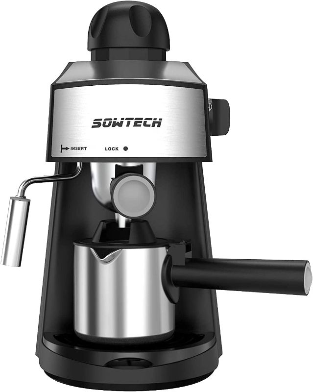 Photo 1 of SOWTECH Steam Espresso Machine Espresso Maker Cappuccino Latte Machine **NOT TESTED** *LOOKS BRAND NEW*