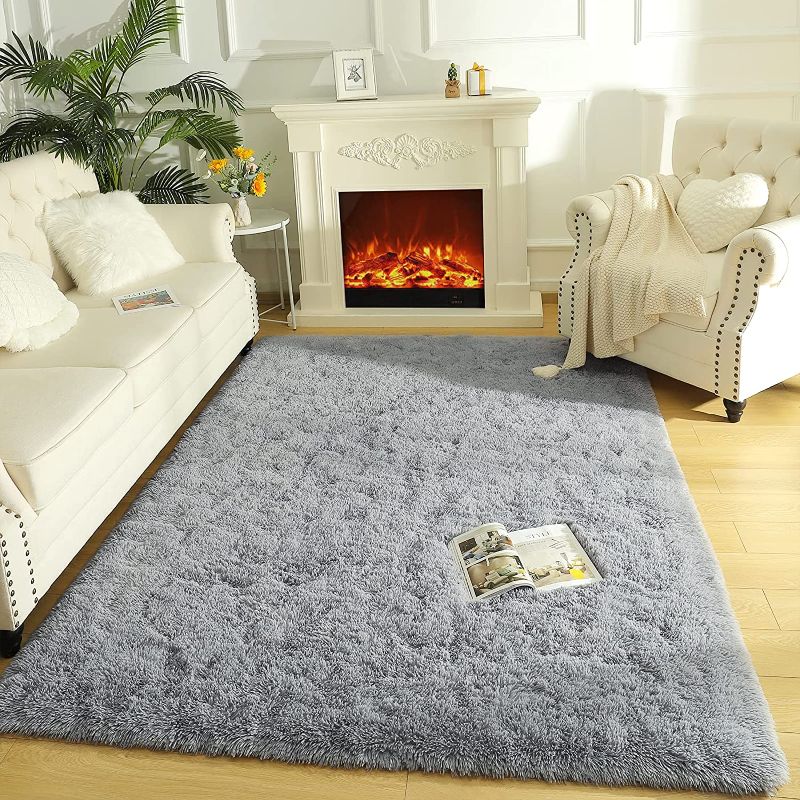 Photo 1 of  Ultra Soft Indoor Modern Area Rugs Fluffy Living Room Carpets 8X10