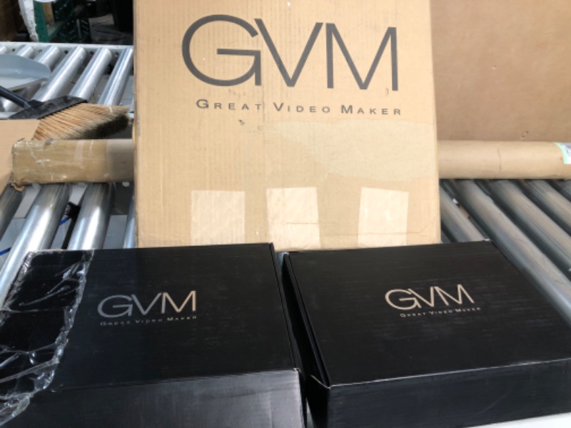 Photo 1 of GVM 2 Pack LED Video Lighting Kits **NOT TESTED**
