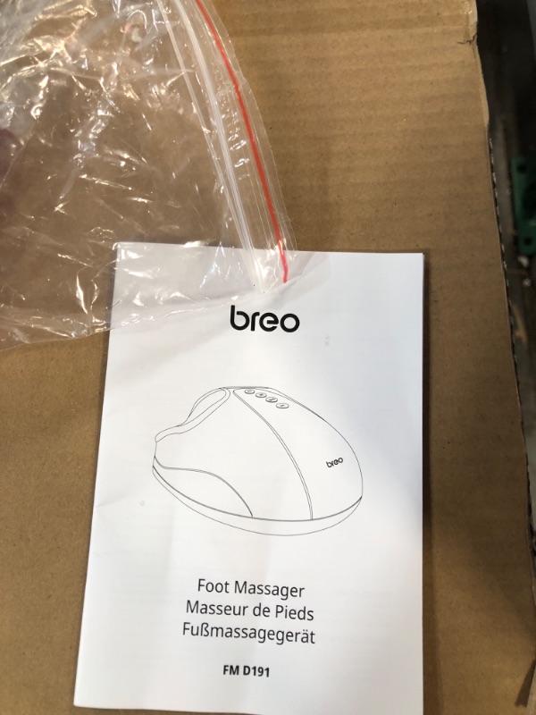 Photo 1 of Breo Foot Massager Machine with Heat **NOT TESTED** ***LOOKS BRAND NEW***