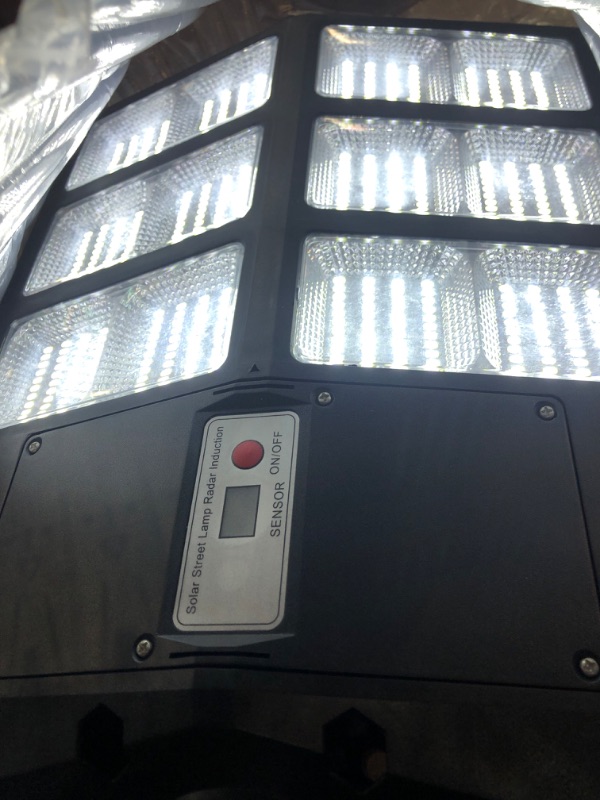 Photo 6 of A-ZONE 800W Solar Street Lights Outdoor Waterproof, 80000LM ***TURNS ON***
