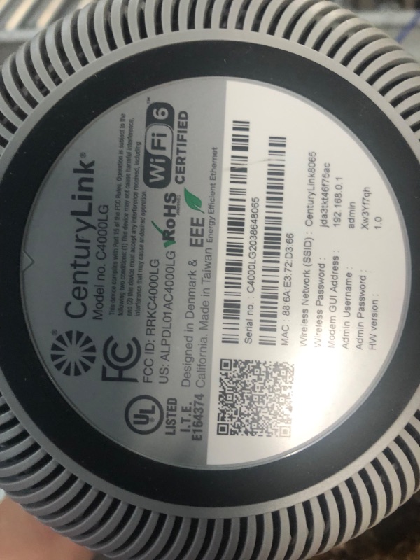 Photo 5 of C4000LG CenturyLink Modem by GreenWave (Renewed)