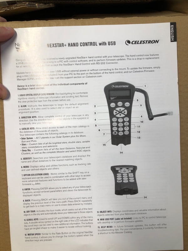 Photo 1 of Celestron - NexStar 8SE Telescope - Computerized Telescope for Beginners and Advanced Users - Fully-Automated GoTo Mount - SkyAlign Technology 