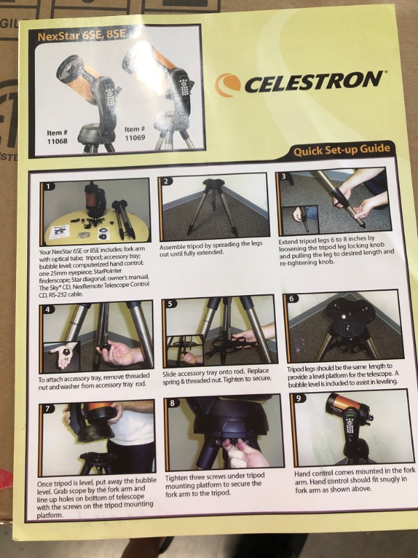 Photo 2 of Celestron - NexStar 8SE Telescope - Computerized Telescope for Beginners and Advanced Users - Fully-Automated GoTo Mount - SkyAlign Technology 