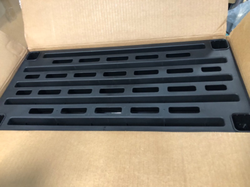 Photo 1 of  IRIS Plastic Garage Shelves, Black 3 Tier