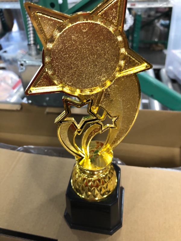 Photo 5 of 12 Pcs 10 Inch Kindergarten Graduation Trophies Gold Kindergarten Star Trophy 