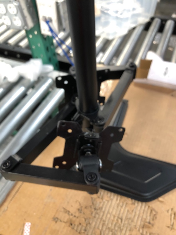 Photo 1 of VIVO STAND-V002F Dual LED LCD Monitor Free-Standing Desk Stand