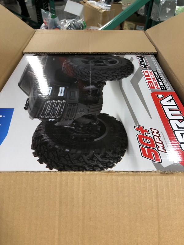 Photo 2 of ARRMA 1/10 Big Rock 4X4 V3 3S BLX Brushless Monster RC Truck RTR (Transmitter and Receiver Included, Batteries and Charger Required), Black, ARA4312V3