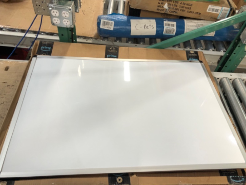 Photo 5 of VIZ-PRO Magnetic Dry Erase Board, 36 X 24 Inches, Silver Aluminium Frame