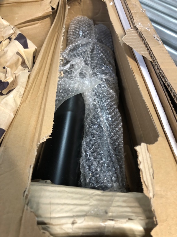 Photo 1 of **MISSING HARDWARE** Pearington Santina 2 Pack Round Bar and Pub Table, Black